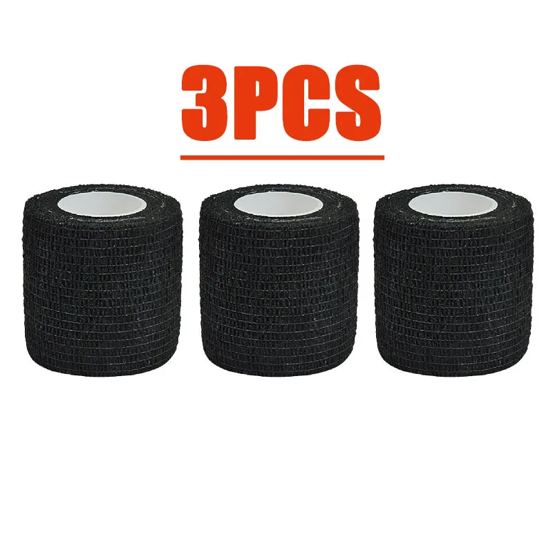 3/15/30/48Pcs Schwarz Sport Selbstklebende Elastische Bandage Wrap Band Hansaplast Für Knie Unterstützung Pads finger Knöchel Palm