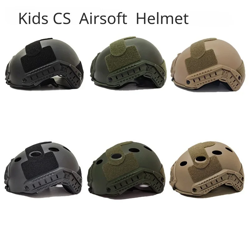 Children\'s Protective Helmet Paintball Game Tactical FAST Helmet Army Airsoft Tactical Gaming Kids CS Play Game Helmets