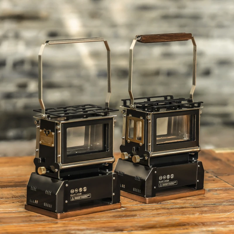 New Desktop Fire Observation Stove Outdoor Portable Retro Lamp Camping Atmosphere Lamp