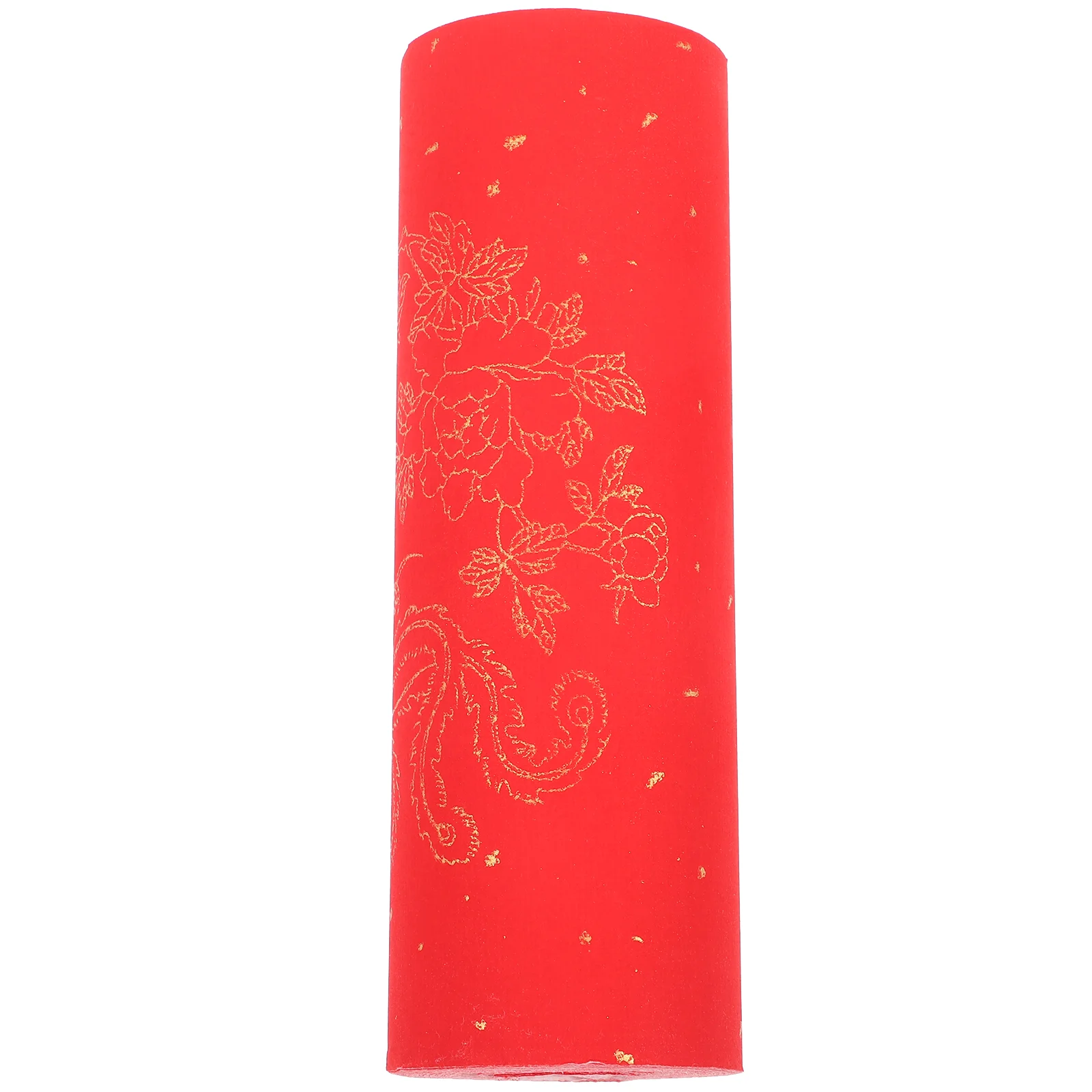 

Handwriting Sprinkled Gold Couplet Paper Feng Shui Card Spring Coins New Year Red