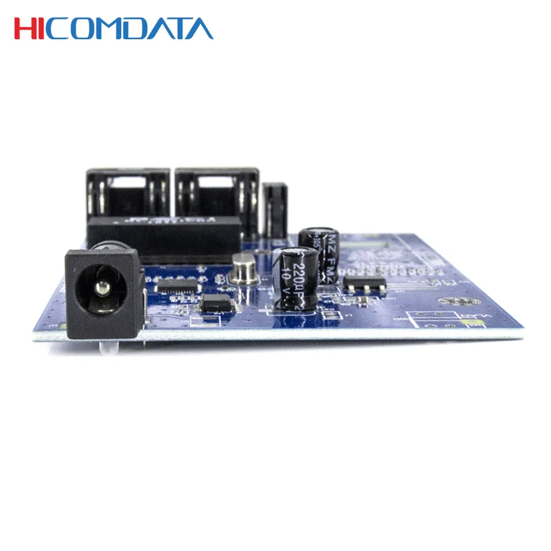 HICOMDATA 100M Fiber Optic Media Converter 5 3 Ports 1 SFP 4 RJ45 1 SFP 2 RJ45 20km SC Port Isolated Fiber Transceiver PCBA
