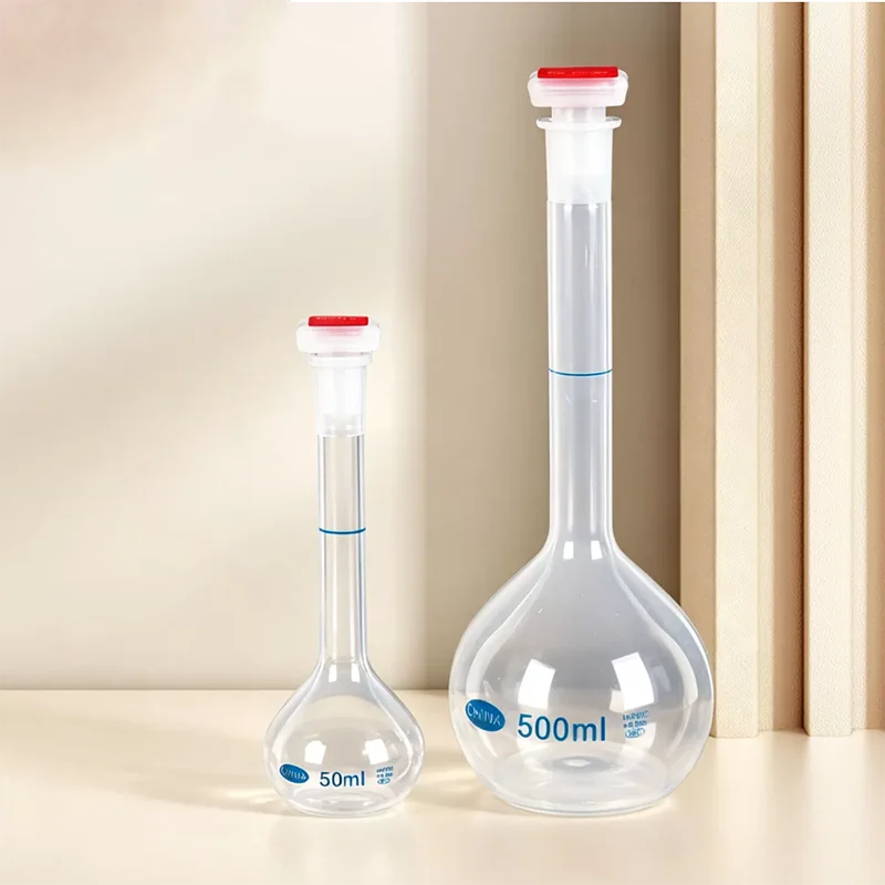Plastic volumetric flask pp material polypropylene volumetric flask high temperature resistant chemical volumetric flask