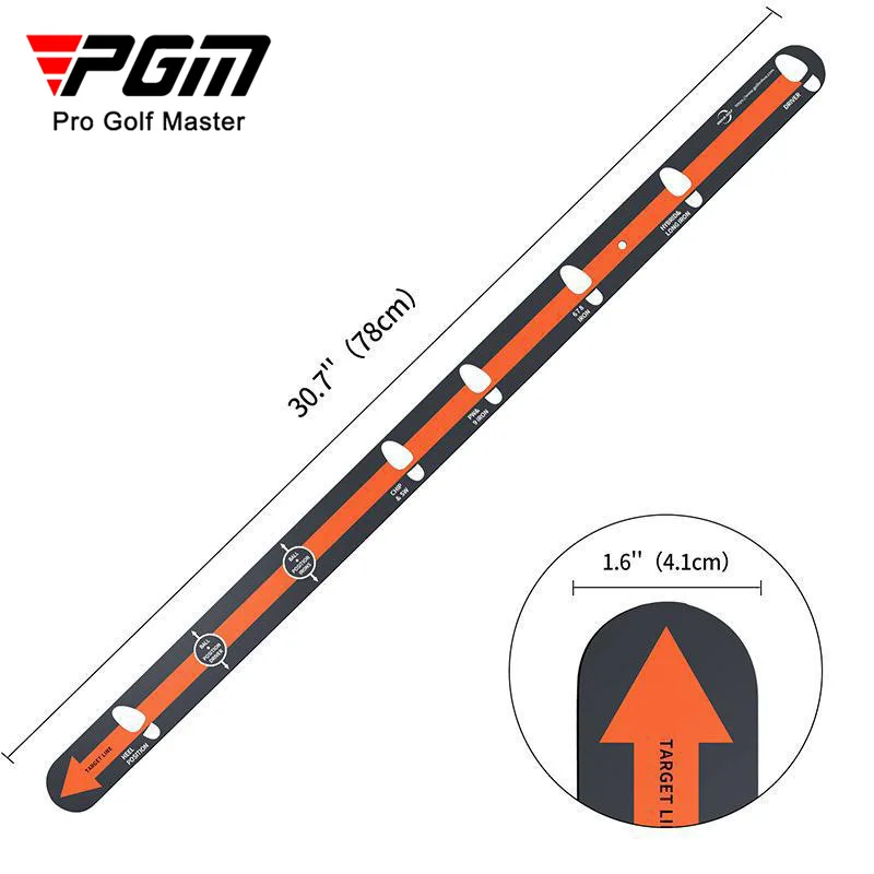 Golf Swing Practice Ruler Aluminum Alloy Push Rod Swing Correction Exercise Device PC014