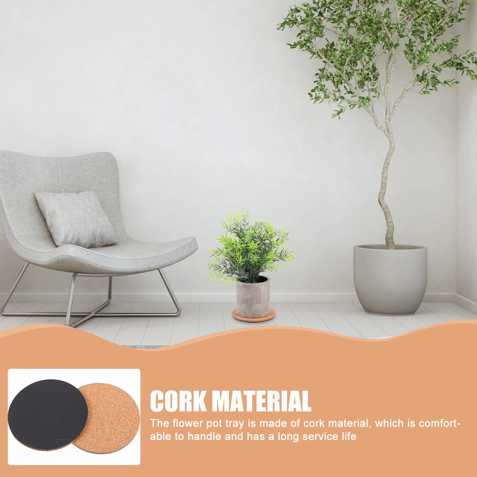 

2 шт. круглый цветочный горшок, подушка, пробковая подставка, коврик для цветочного горшка, подставка для растений, подставки, блюдце, горшки для дома