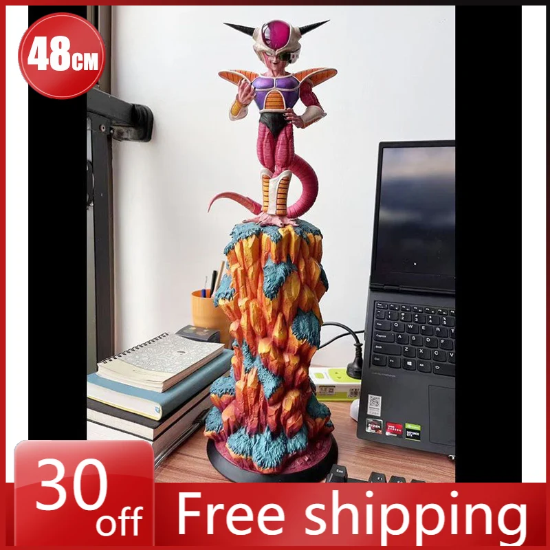 

48 см фигурка Dragon Ball Super Saiyan, форма второй платформы Frieza, аниме, коллекционная модель, праздничные подарки, детские игрушки