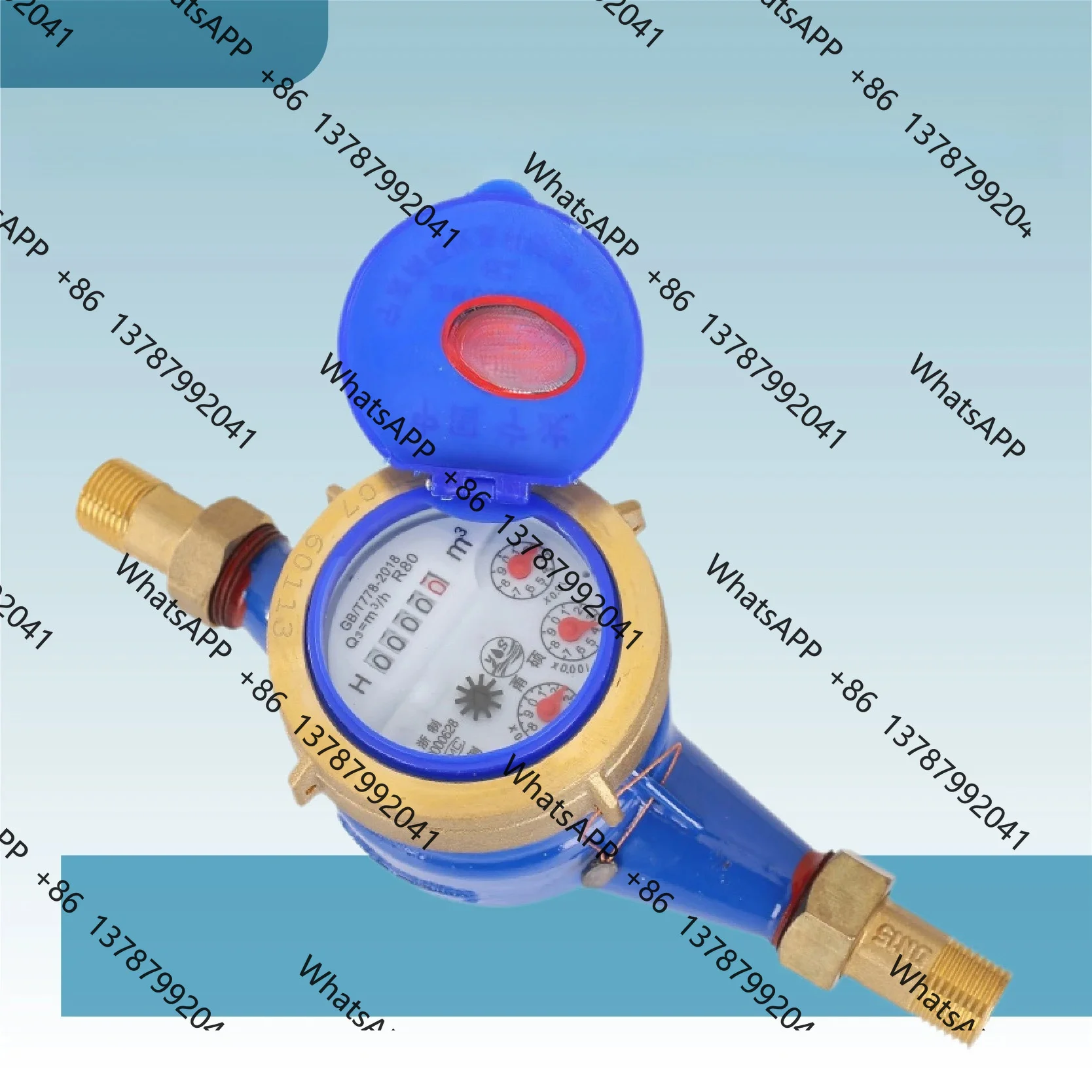 Multi Jet Wet Water Meter DN15 DN20 DN25 Brass Nylon Cast Iron