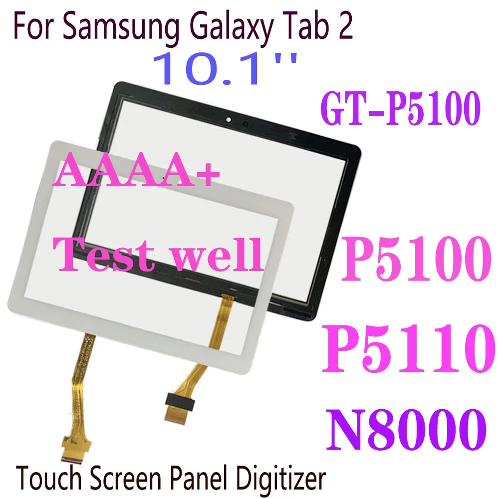 

New 10.1'' Replacement For Samsung Galaxy Tab 2 GT-P5100 P5100 P5110 P5113 N8000 Touch Screen Panel Digitizer Front Glass Parts