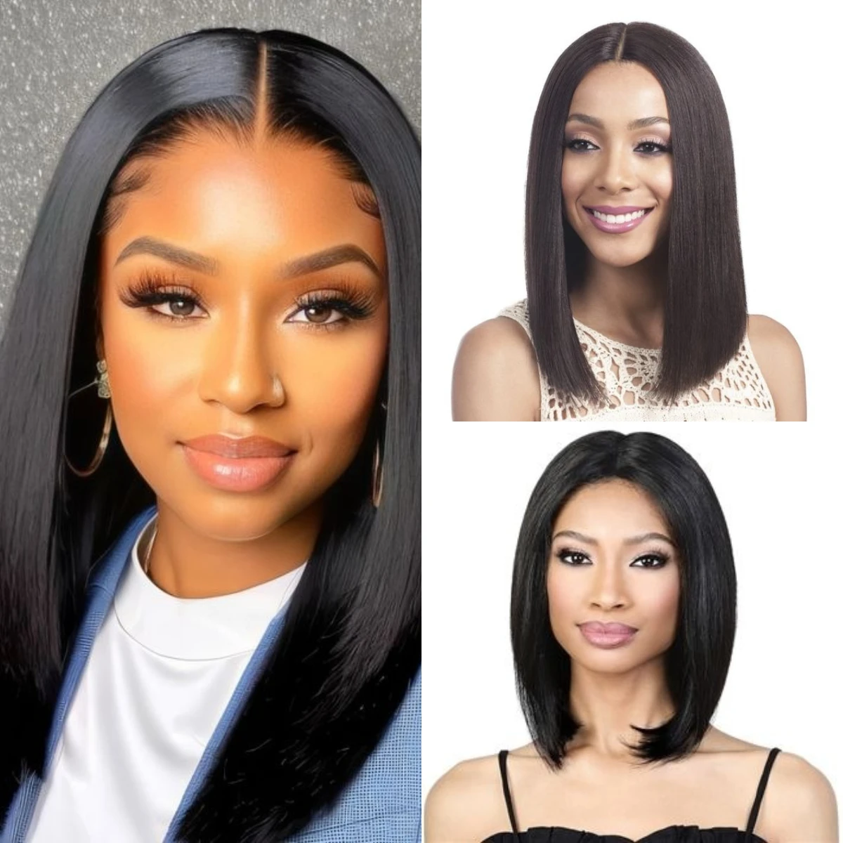 ﻿ 250 Density Straight Short Bob Hair Wig 13X4 Lace Frontal Human Hair Wigs Short Bob Wig Straight Bob Hair wigs For Women Sale