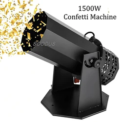 1500W Professional Confetti Machine Launcher Confetti Remote Control for DJ Special Event Parties Club Wedding Stage Light