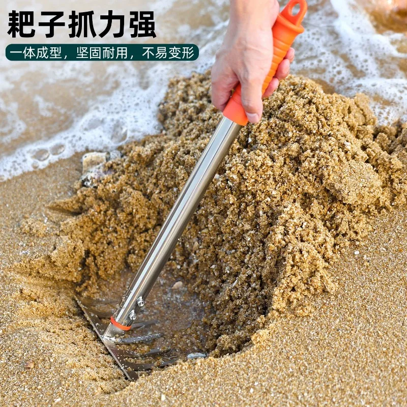 2-Pack Stainless Steel Garden Shovel Digging Trowel for soil Sand Scoop for Beach Clamming