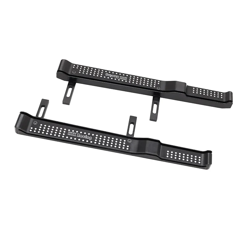 KYX Racing CNC Aluminum Rock Slider Side Step Running Boards Foot-Plate Upgrades Parts Accessories for 1/6 RC Crawler Axial SCX6
