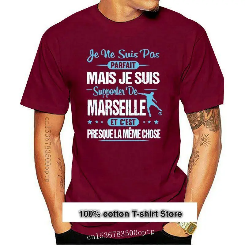 Camiseta De marseille-je Ne Suis Pas Parfait Mais, camiseta De manga corta, camiseta De Hip-Hop, camiseta divertida 2024