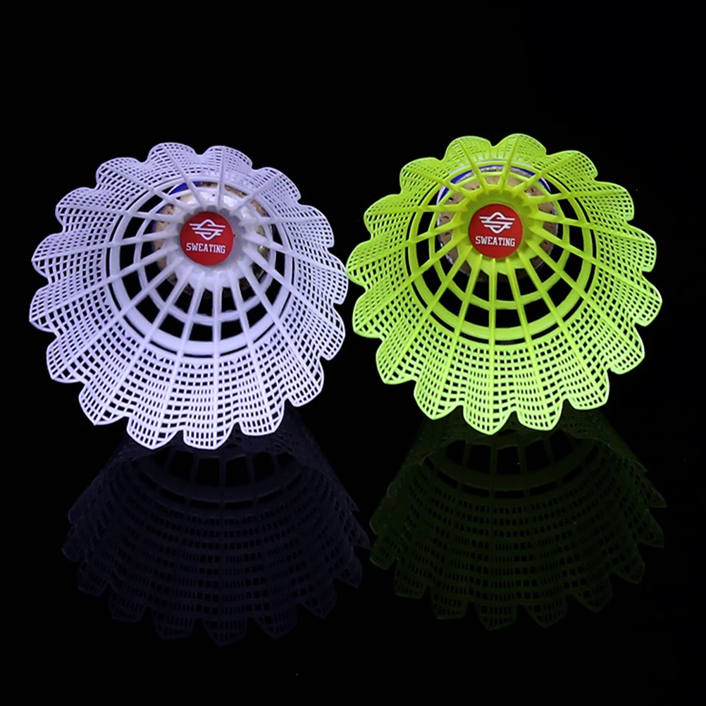 

6Pcs Training Shuttlecock Rounded Cork Tip Clean Hitting Durability Not Easy to Crack Badminton Ball Yellow Shuttlecock
