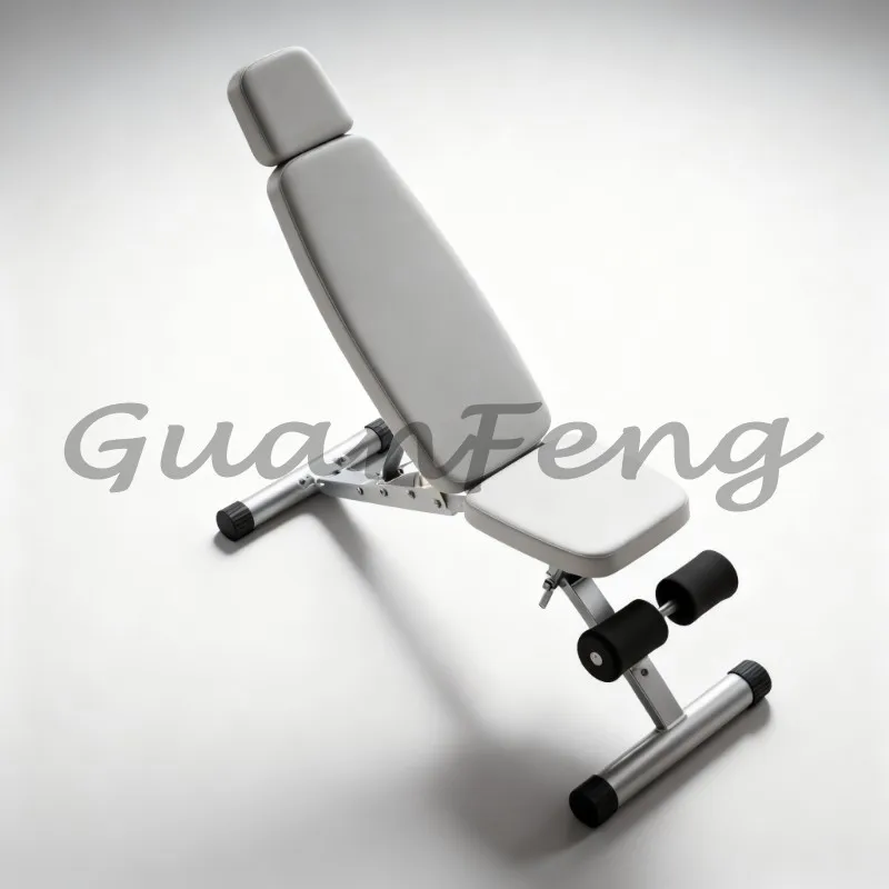 Home-Use Extended Foldable Multi-Functional Dumbbell Bench, Fully Foldable 2-in-1 Weight Bench & Incline Bench