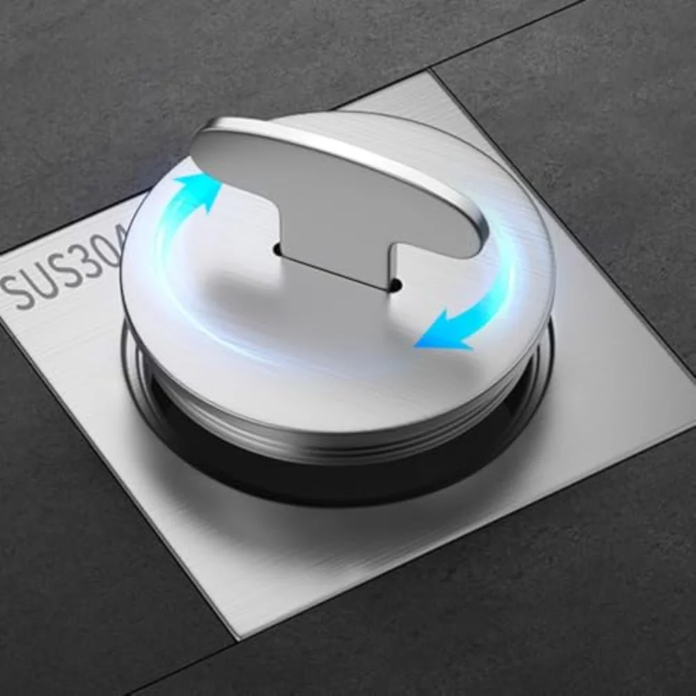 

Крышка для напольного сливного устройства для труб диаметром 75-90 мм, для ванной комнаты, из нержавеющей стали 304, предотвращает засорение