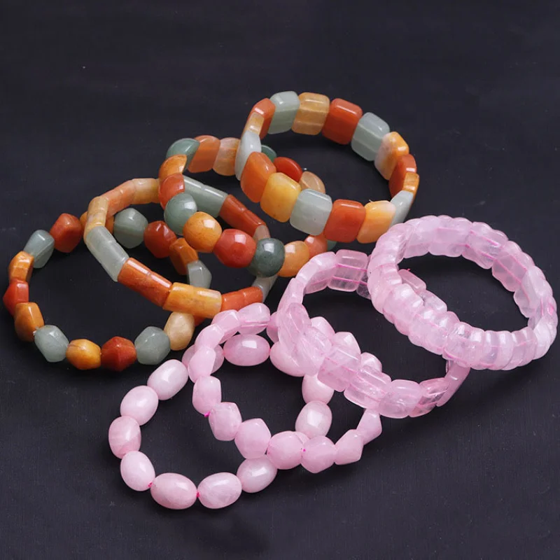 Hetian Jinsi Transfer Beads Jade Bracelet Loose Jewelry