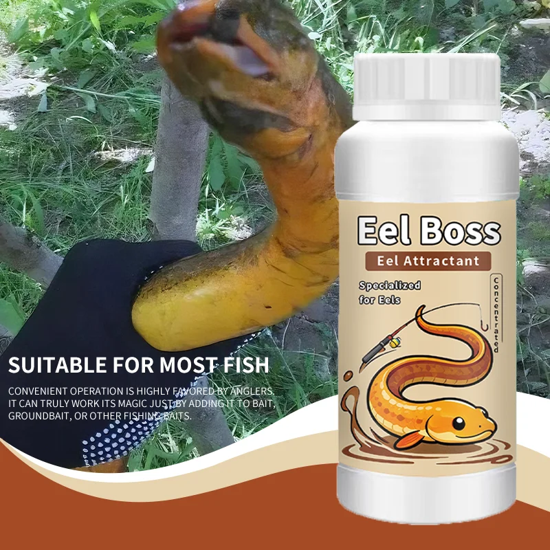 Eel Attractant,Portable Freshwater & Saltwater Fishing Lure Suitable for Stream, Muddy Water,Eel Habitat -Attractant for Anglers