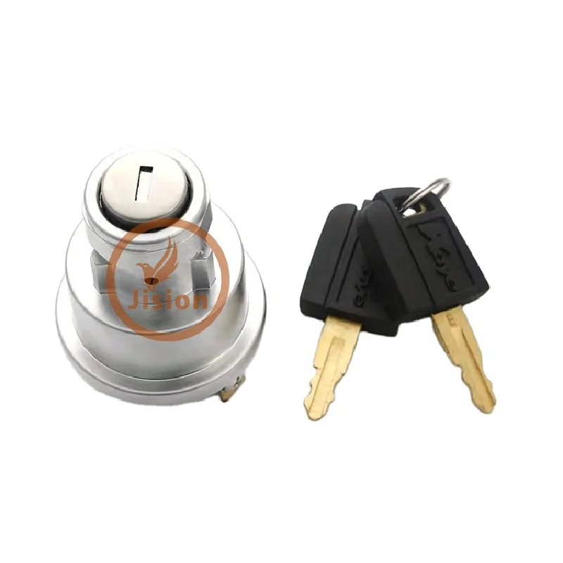 For 3e0156 3e-0156 Switch Assem Starter Ignition With 2 Pc 5p8500 Key For Caterpillar Excavator