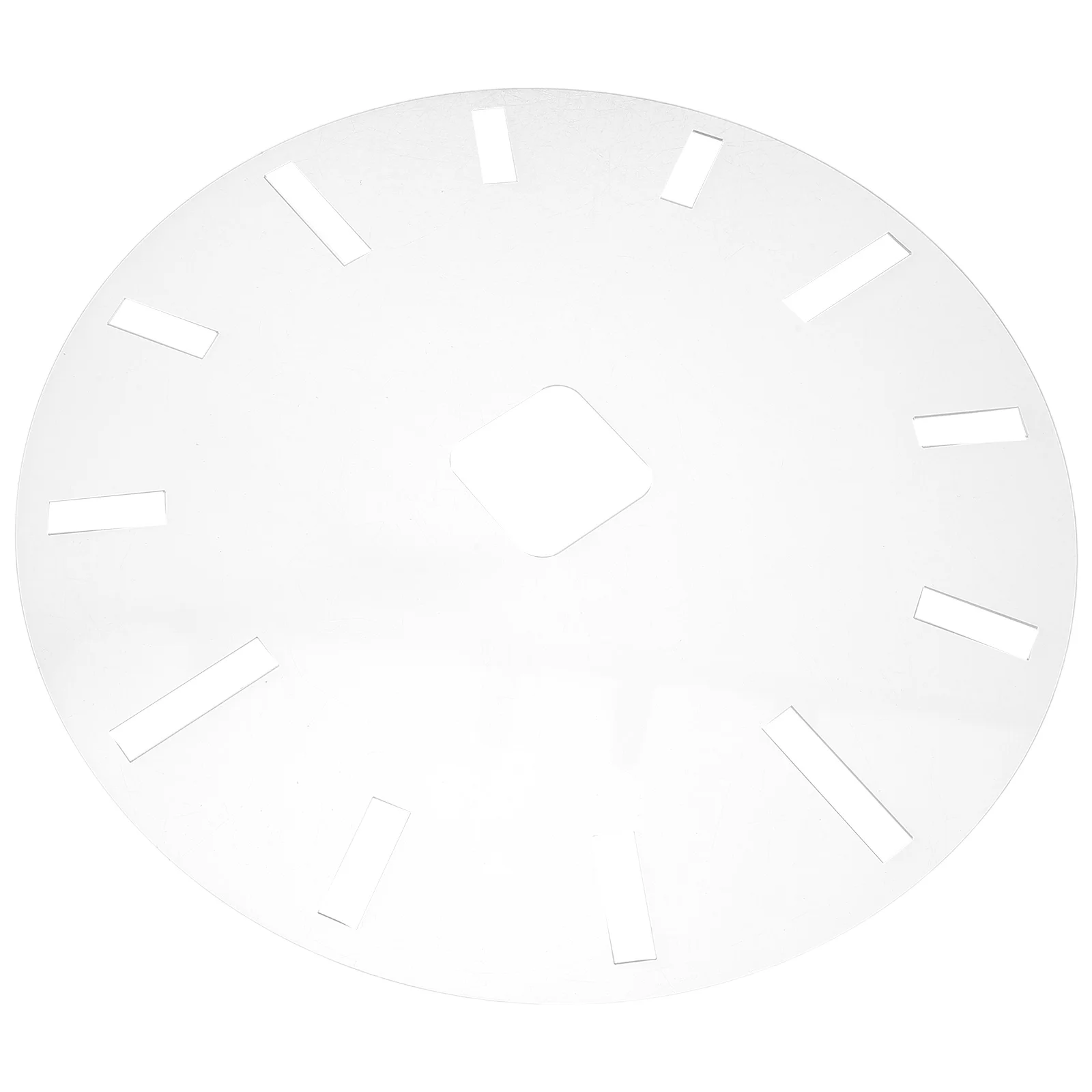 Transparent Acrylic Clock Template for Woodworking Router Stencils DIY Inlay Guide Wall Clock Dial Decor Projects