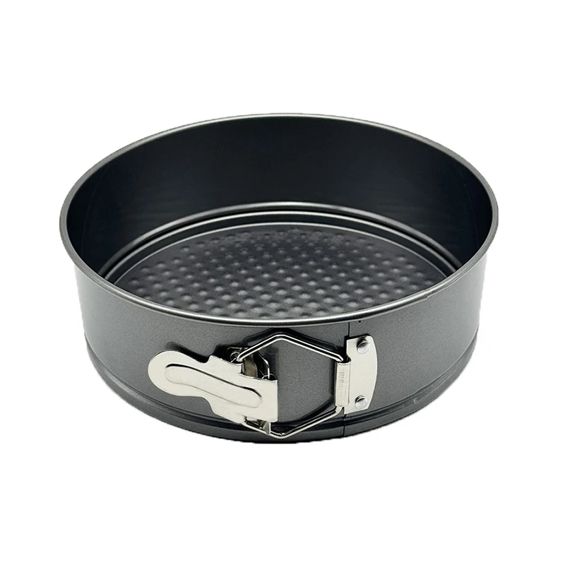 Non-Stick Metal Bake Mould Pan Round Cake Oven Pan Bakeware Removable Bottom Carbon Steel Cakes Molds Tray Kitchen Baking Tools