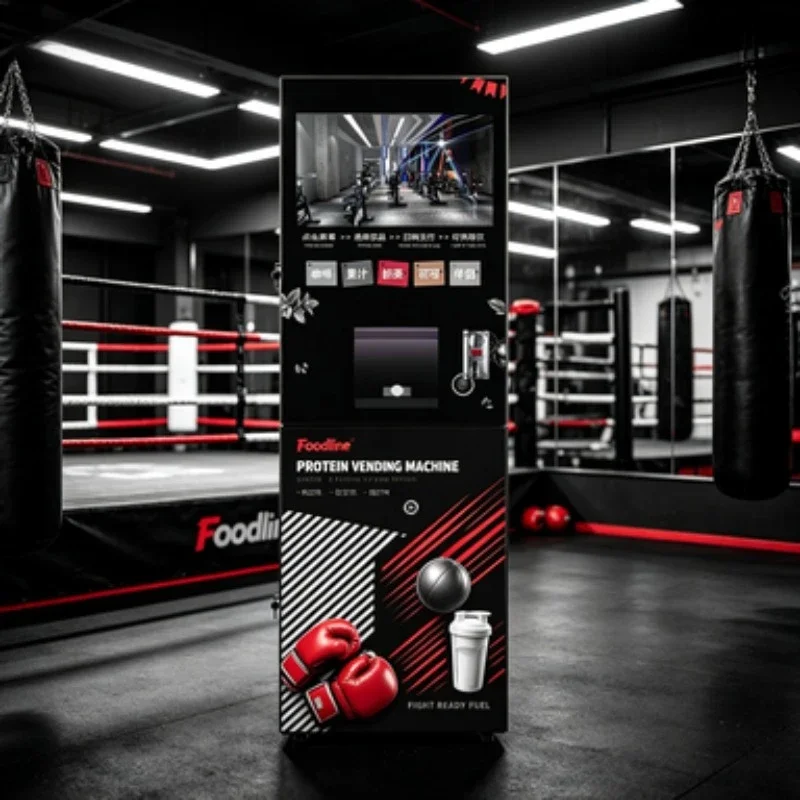 FOODLINE Auto Clean Protein Shake Vending Machine Smart Protein Powder Vending Machine For Gyms