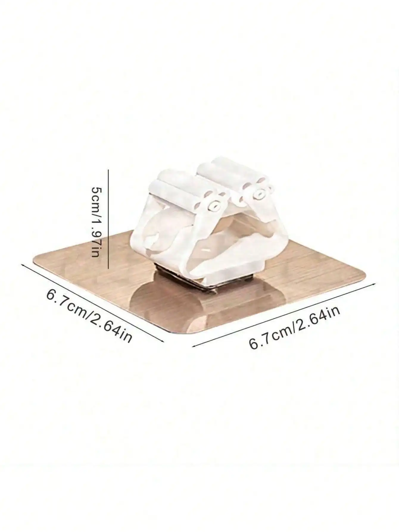 2pcs Powerful Mop Hanger With Adhesive Pads, Broom And Mop Holder, Multi-Functional Tool Storage Hook, Suitable For Bathroom