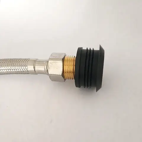 1Set Urinal Water Inlet Plug All Copper Screw Thread Water Inlet Sealing Ring Rubber Seal for Urinal Accessories and Parts