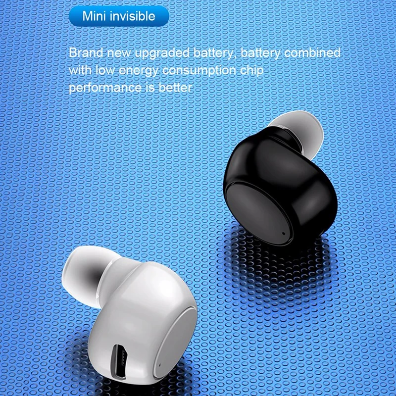 

X6 Mini 5.0 Bluetooth Earphone Sport Gaming Headset With Mic Wireless Headphones Handsfree Stereo Earbuds For Xiaomi All Phones