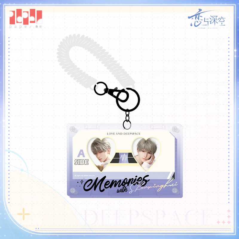 [Mensagem oficial] em estoque Jogo Love and Deepspace Menonies com Xavier Zayne Rafayel Acrílico Cartão de foto Pingente em forma de fita
