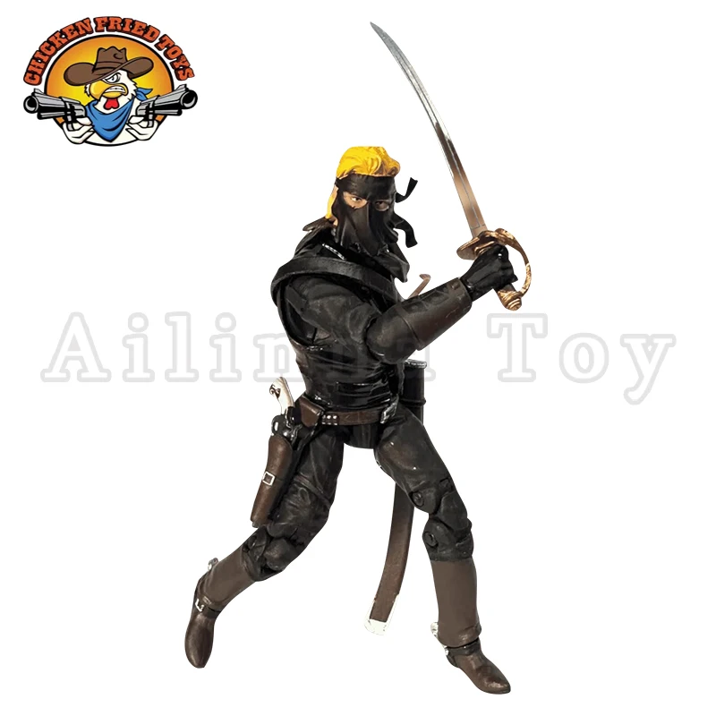 Chicken Fried Toys 1/18 3.75inch Action Figure Dime Novel Legends Black Snake Collection For Gift