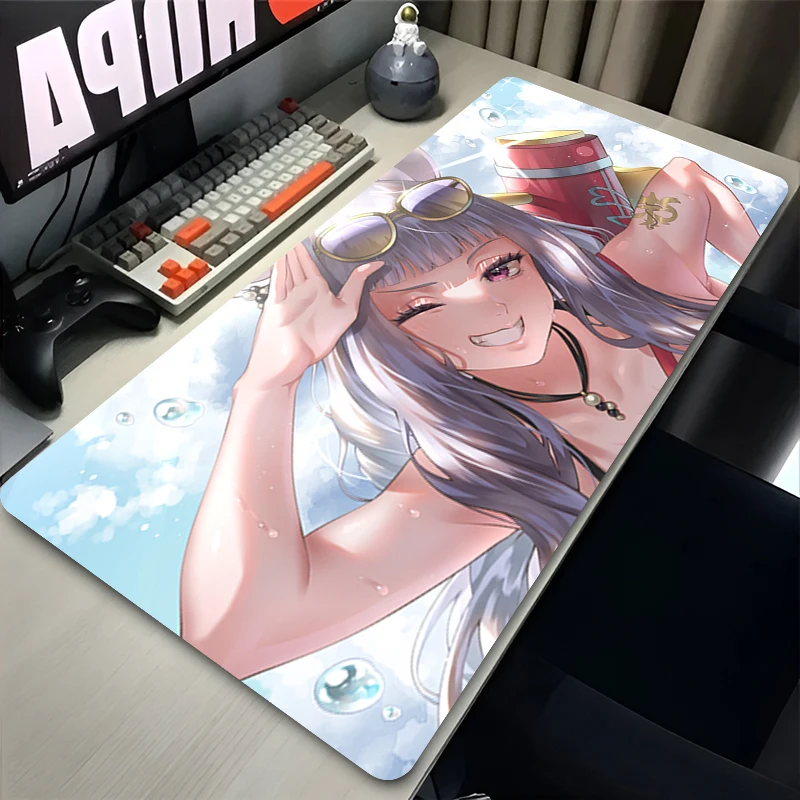 لوحة ماوس للألعاب Umamusume Gold Ship Mouse Mat كمبيوتر محمول مكتب حصيرة ألعاب الكمبيوتر ملحقات قفل مطاطي حافة لوحة المفاتيح #3