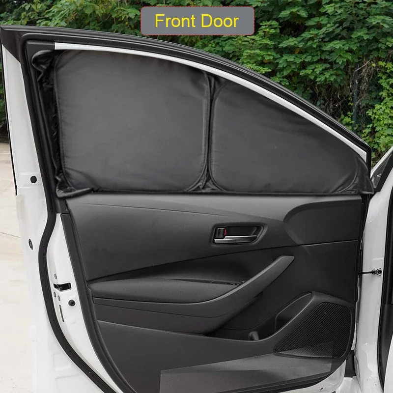 

Автомобильный черный оконный солнцезащитный козырек с защитой от УФ-лучей, теплоизоляция для Toyora COROLLA Sedan 2014 года, автозащитный чехол, аксессуары