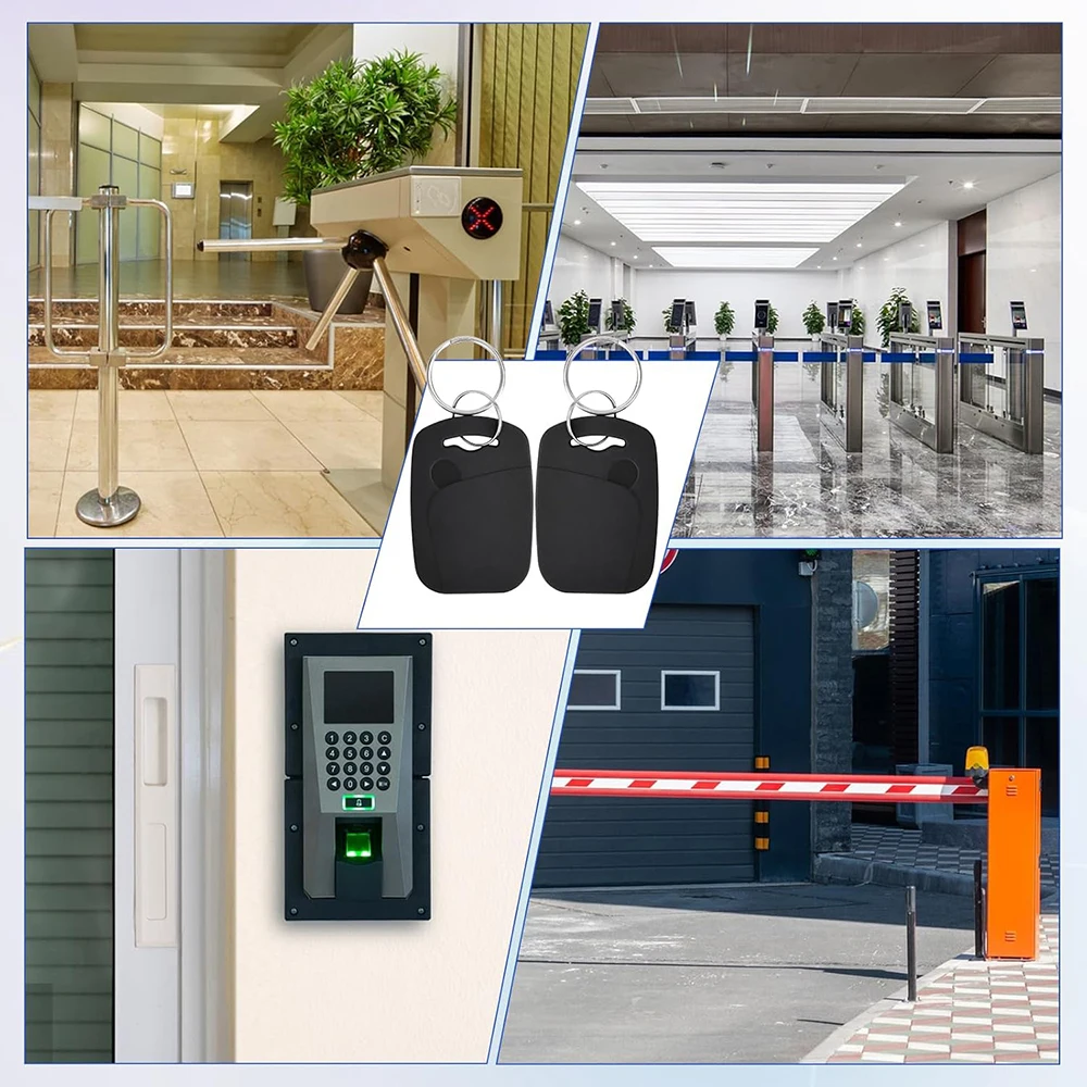 سلسلة مفاتيح RFID 13.56 ميجا هرتز، بطاقة IC غير قابلة للبرمجة لنظام التحكم في الوصول، متوافقة مع 125 كيلو هرتز و13.56 ميجا هرتز #3