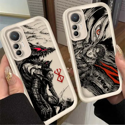 Hot Berserk Cool Guts Case For Xiaomi Poco X7 X6 X5 X3 NFC F7 F6 F5 F3 M7 M6 Pro 4G 5G Mi 12 11 Lite NE 5G 13T 12T 11T 14T Pro