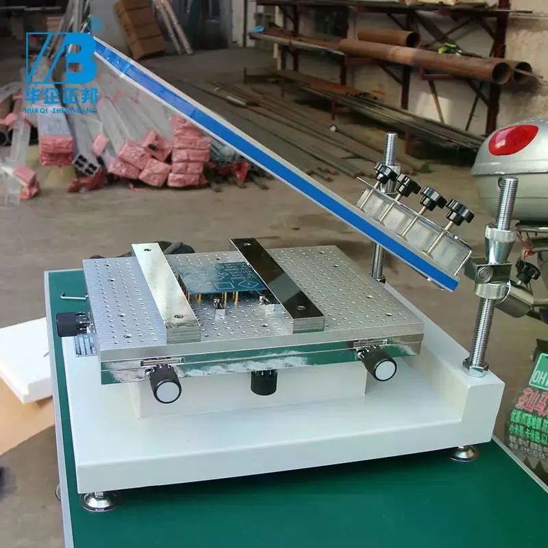 ZB3040H Mini Handy PCB LED Pasta saldante Stencil Stampante serigrafica manuale ad alta precisione per linea di produzione PCB smt