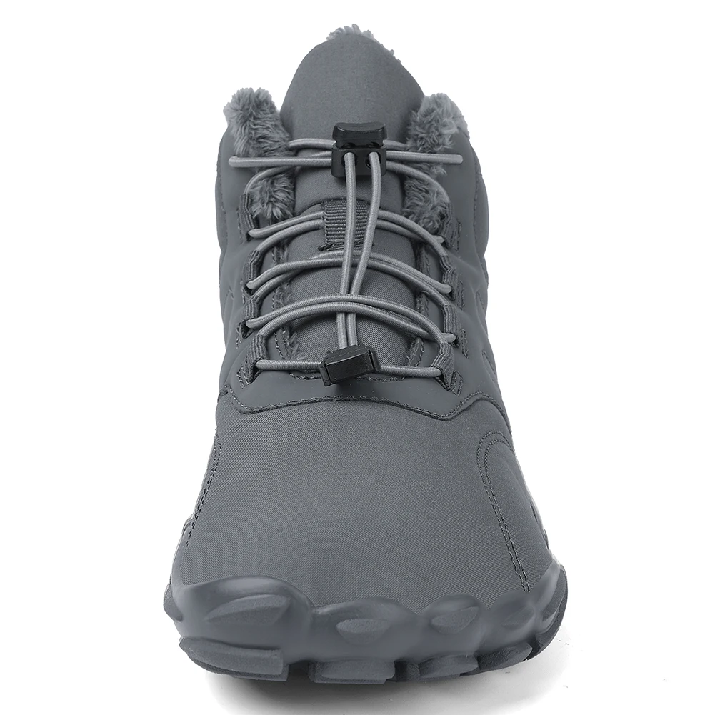 

Winter Warm Running Barefoot Shoes Women Men Rubber High Ankle Boots Waterproof Non-Slip Breathable for Trekking Climbing