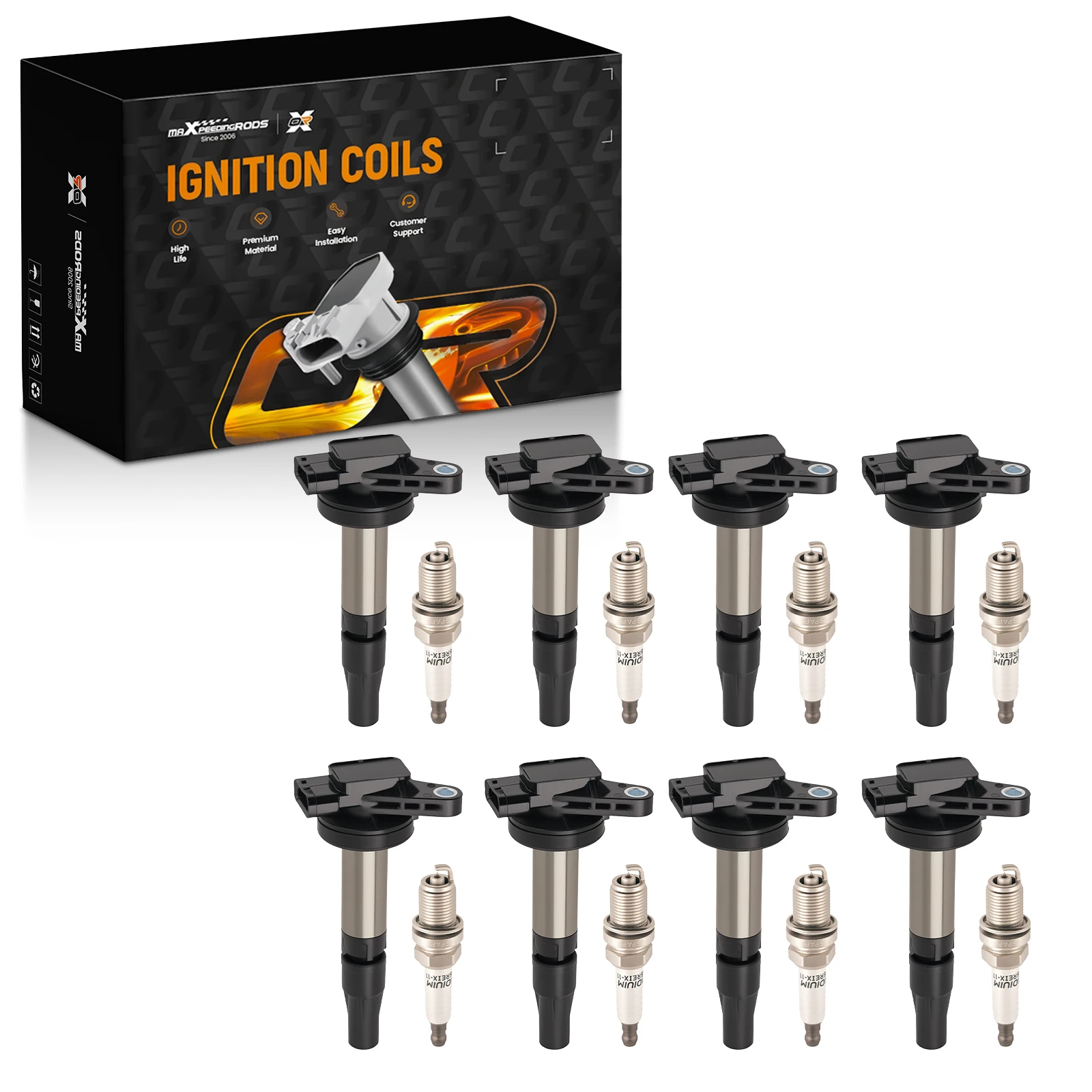 8X Ignition Coils &… - image