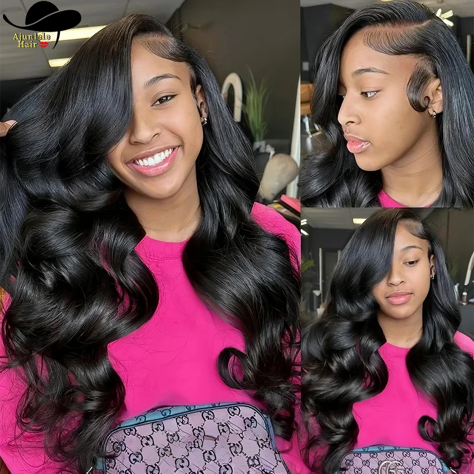 

Burmese Hair Body Wave Wig 13x4 Transparent HD Lace Frontal Wig Body Wave 4x4 Lace Closure Virgin Hair Wig For Black Women