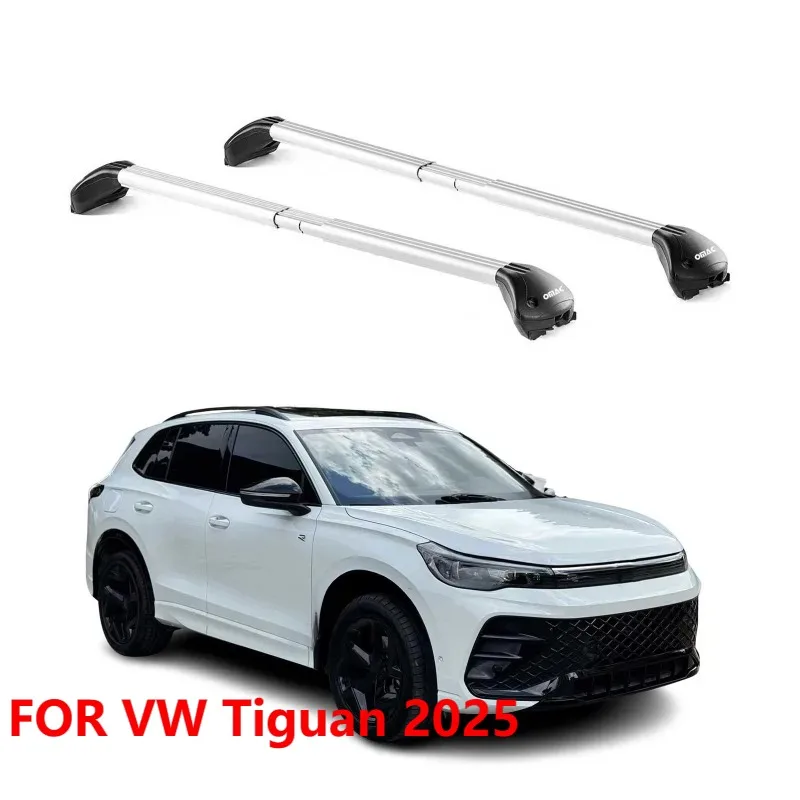 

Roof Rack Cross Bars For VW Tiguan 2025 | Aluminum Silver Luggage Carrier 2Pcs