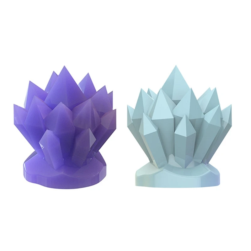 Molde fundición piedra cristal, decoraciones hechas a mano, molde silicona para manualidades DIY N0HE