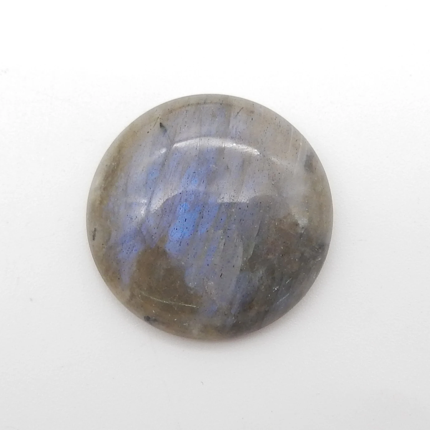 

1PCS 24mm Natural Labradorite Round Flatback Cabochon High Quality Polished Gemstone Beads Jewelry DIY