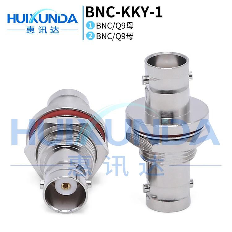 

BNC-KKY BNC female to master belt nut fixing, waterproof ring Q9-KKY chassis commonly used KYK waterproof