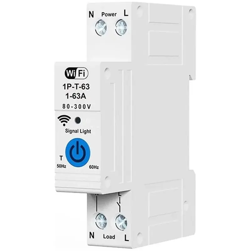 AAAF Home Automation Control Wifi For Smart Circuit Breaker Protection For Home Safety Integrated App Control For Homes