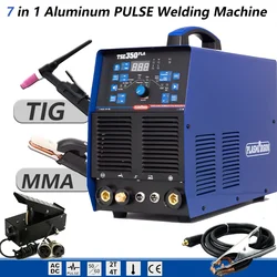 Plasmargon TSE350PLA Aluminum TIG Welding Machine AC/DC Pulse 7 in 1 inverter Welding Machine Semi-automatic Welder without Gas