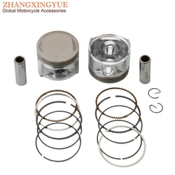 2 Sets 49mm Piston Kit For Yamaha XV250 Virago 1995-2007 V-Star 250 2008-2015 Route 66 1988-1990 Motorcycle