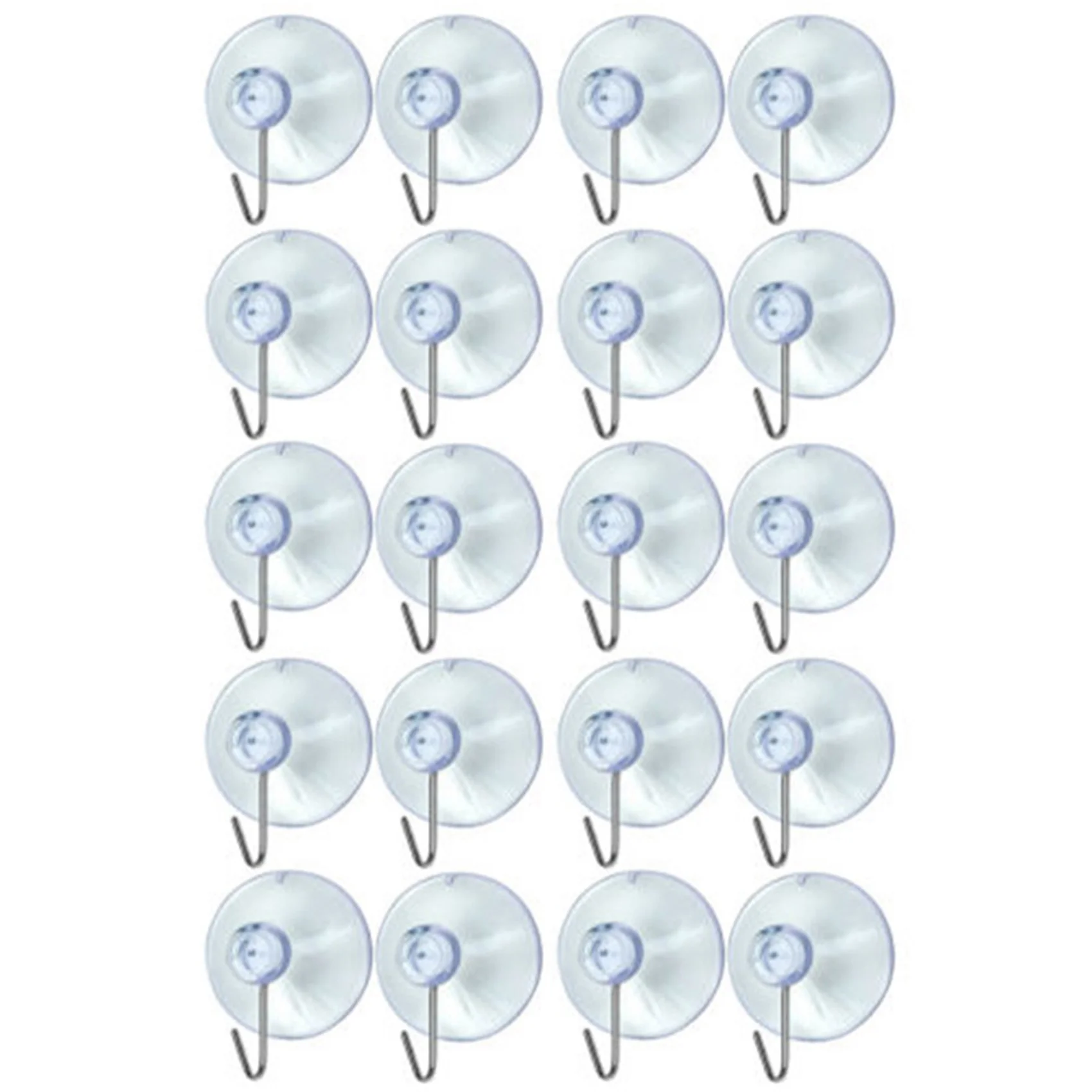 M04K 20 Windows شفافة شفط كأس شفط كأس هوك الملابس سترة خطاف معدني #2