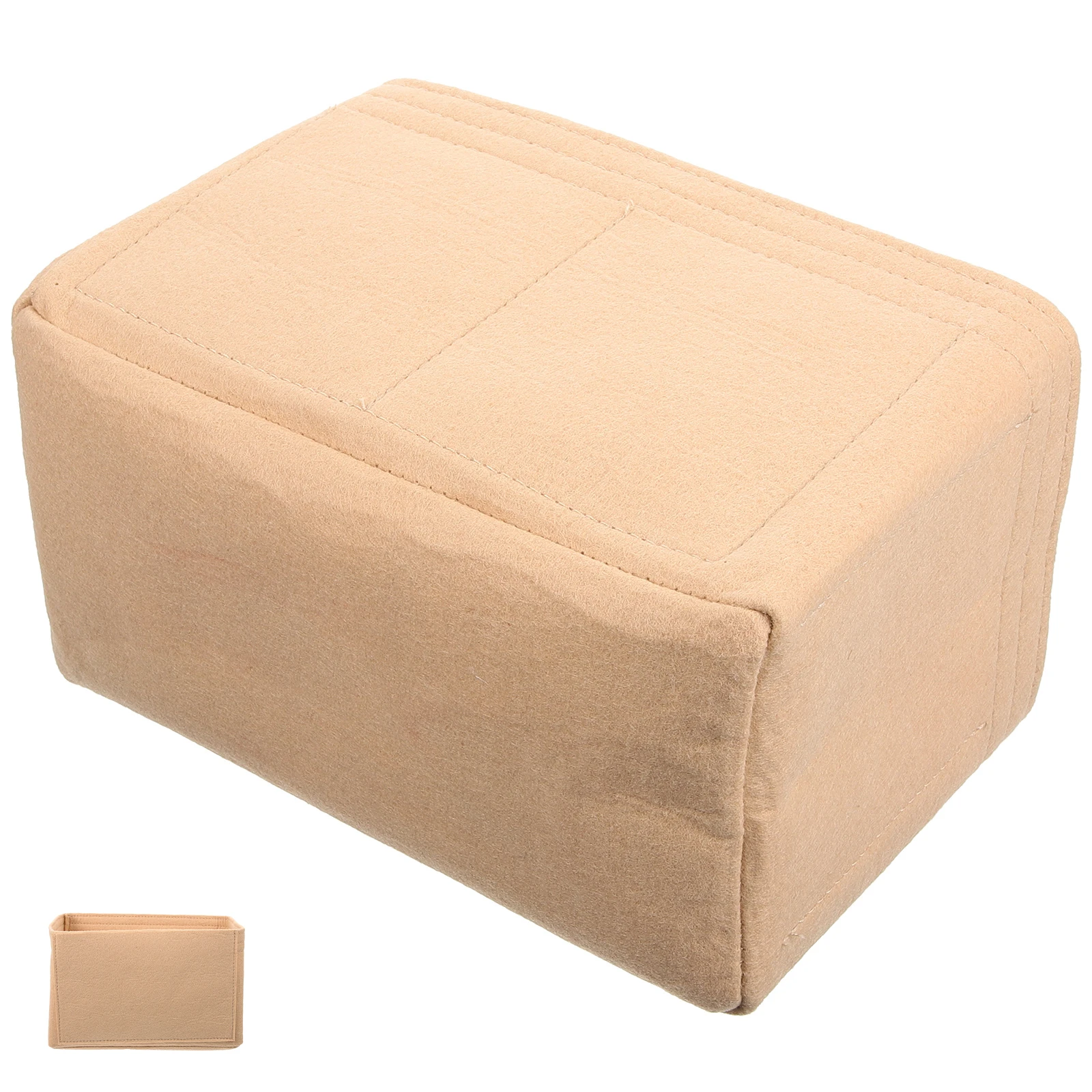 

Felt Makeup Insert Storage Liner ganizer Travel Beige Felt Bag ganizer Insert Compartment Design Practical Safe