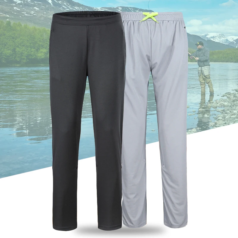 Men Anti-mosquito Fishing Trousers Breathable Anti UV Fishing Pants Quick Dry Climbing Hiking Fishing Sports Trousers