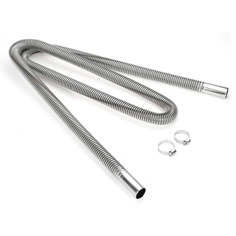 

Air Heater Exhaust Pipe, Stainless Steel Exhaust Pipe Parking Air Heater Fuel Tank Gas Vent Hose, 78 Inch