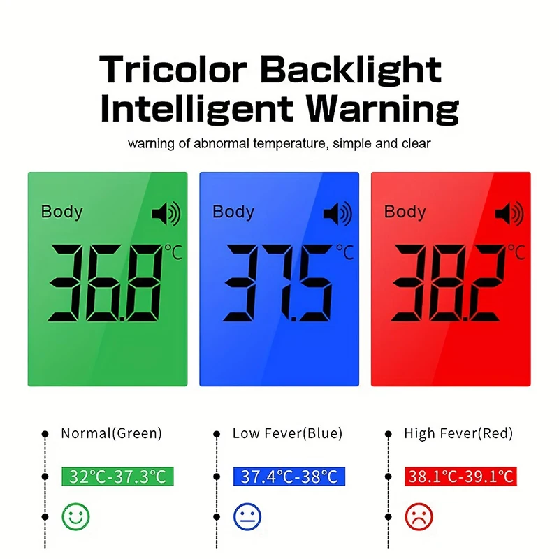 Non-Contact High-Precision Thermometer Handheld Smart Forehead Temperature Gun Family Health Care Temperature Measurement